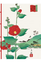 Carnet hazan les fleurs dans l'estampe japonaise 16 x 23 cm (papeterie)